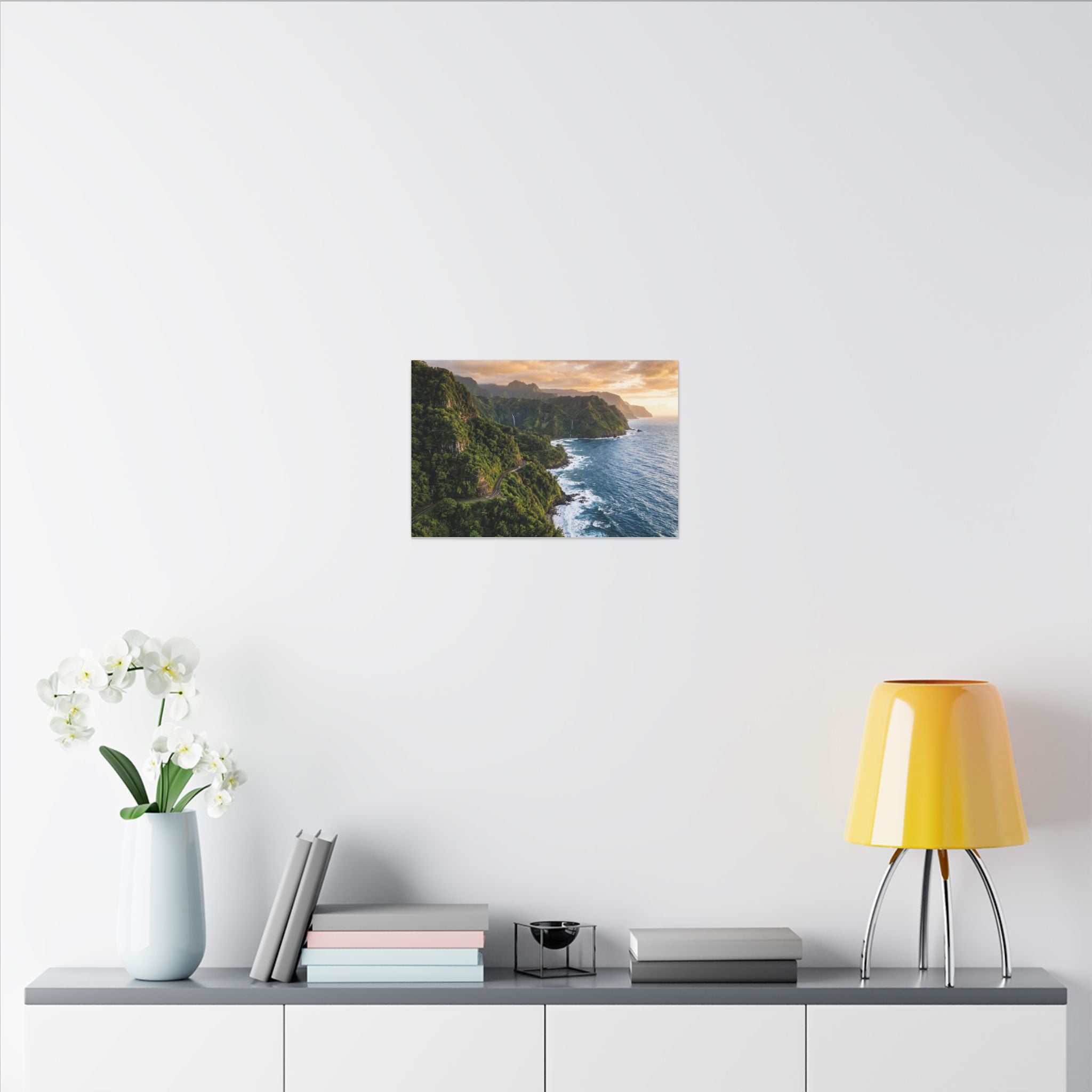 Maui Coast Canvas Wall Art - Road to Hana Print, Hawaii Landscape, Tropical Decor, Stretched Canvas