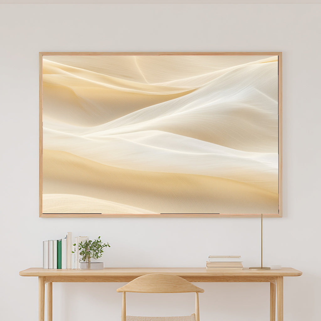 Abstract Desert Sand Ribbons Museum-Quality Canvas, Luxe Modern Wall Art, Muted Warm Neutrals Entryway Art, Gift for Home Owners — abstract-desert-sand-ribbons-canvas-print.jpg