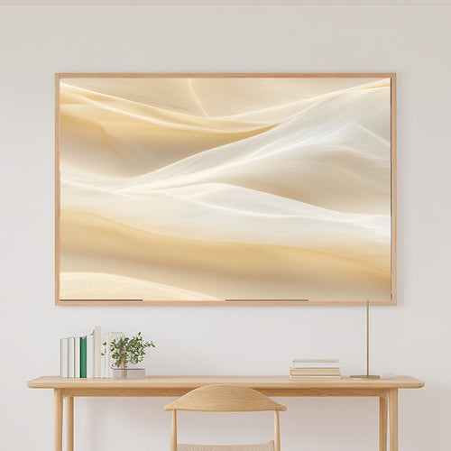 Abstract Desert Sand Ribbons Museum-Quality Canvas, Luxe Modern Wall Art, Muted Warm Neutrals Entryway Art, Gift for Home Owners — abstract-desert-sand-ribbons-canvas-print.jpg
