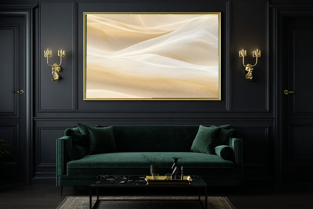 Abstract Desert Sand Ribbons Museum-Quality Canvas, Luxe Modern Wall Art, Muted Warm Neutrals Entryway Art, Gift for Home Owners — abstract-desert-sand-ribbons-office-wall-art.jpg