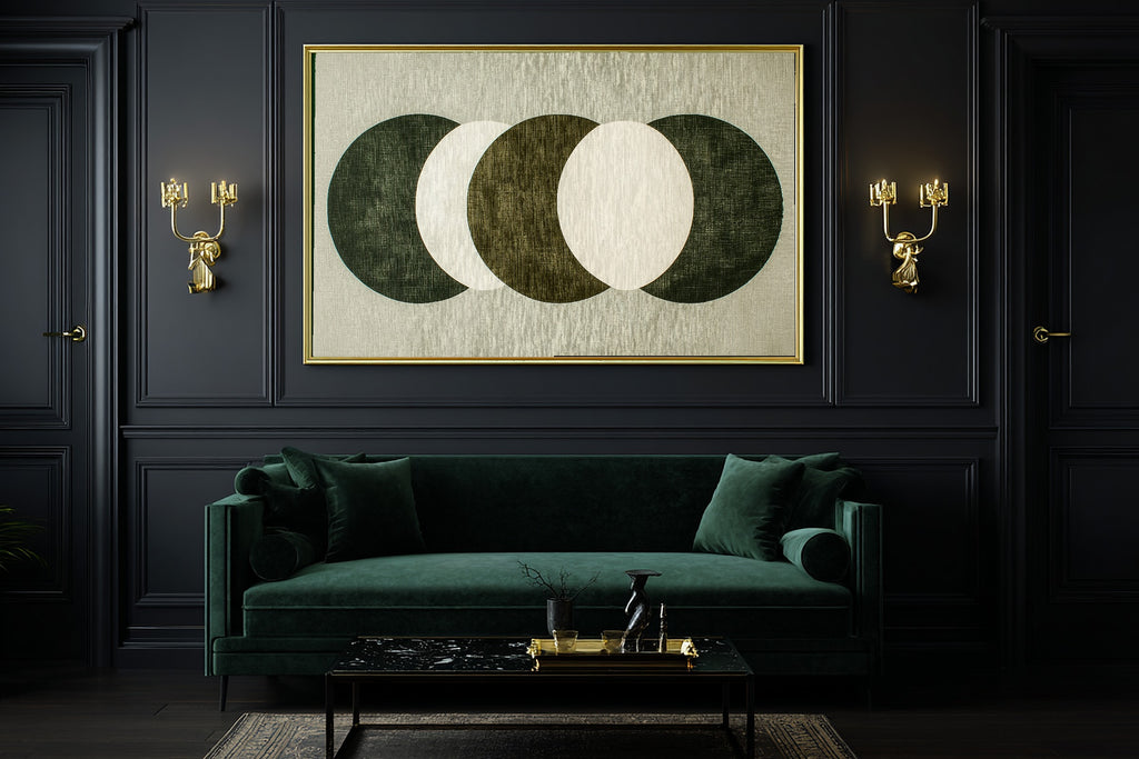 Abstract Muted Olive Half Moons Museum-Quality Canvas, Warm Earth-Tone Abstract, Modern Living Room Wall Decor, Gift for Creatives — abstract-muted-olive-half-moons-office-wall-art.jpg