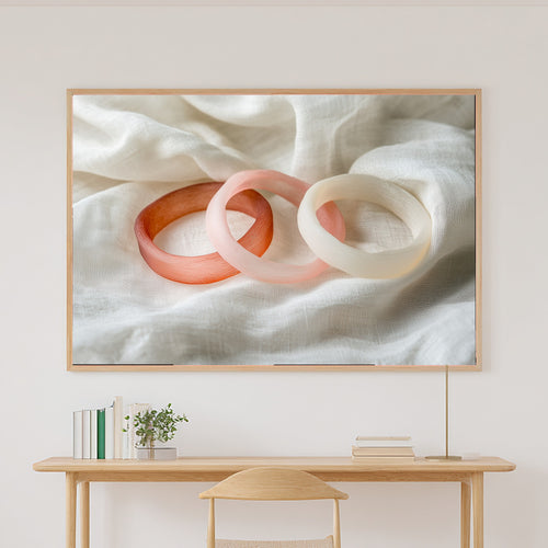 Abstract Washed Coral Rings Museum-Quality Canvas, Calm Coastal Seascape, Hazy Coastal Blue Beach House Art, Meaningful Gift for Art Lovers — abstract-washed-coral-rings-canvas-print.jpg