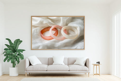 Abstract Washed Coral Rings Museum-Quality Canvas, Calm Coastal Seascape, Hazy Coastal Blue Beach House Art, Meaningful Gift for Art Lovers — abstract-washed-coral-rings-living-room-wall-art.jpg