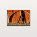 Adobe Pueblo Canvas Wall Art | Architectural Study Print, Southwest Decor, Stretched Canvas — adobe-pueblo-architectural-study-canvas-print.jpg