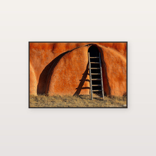 Adobe Pueblo Canvas Wall Art | Architectural Study Print, Southwest Decor, Stretched Canvas — adobe-pueblo-architectural-study-canvas-print.jpg
