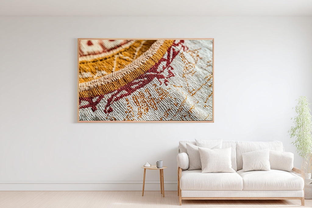 Afrobohemian Ethiopian Telet Weave Museum-Quality Canvas, Bold African Wall Decor, Soft Dreamy Glow Home Office Art — afrobohemian-ethiopian-telet-weave-bedroom-wall-art.jpg
