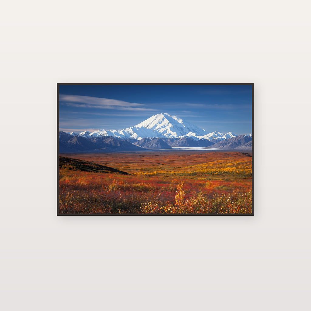 Denali Canvas Wall Art | Alaska Mountain Print, Wilderness Landscape, Nature Decor, Stretched Canvas — alaska-denali-canvas-print.jpg