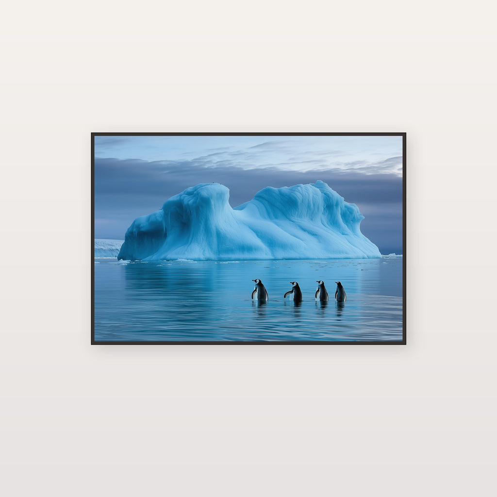 Antarctic Iceberg Canvas Wall Art | Antarctica Polar Print, Arctic Landscape, Wilderness Decor, Stretched Canvas — antarctica-iceberg-canvas-print.jpg