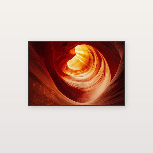Antelope Canyon Canvas Wall Art | Light Beam Abstract Print, Southwest Decor, Stretched Canvas — antelope-canyon-light-abstract-canvas-print.jpg