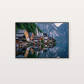 Hallstatt Canvas Wall Art | Austria Lake Village Print, Alpine Landscape, European Decor, Stretched Canvas — austria-hallstatt-canvas-print.jpg