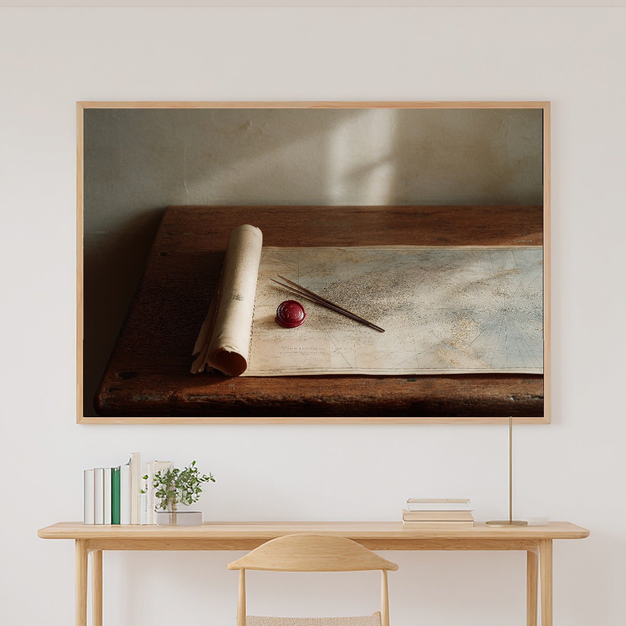 Dreamy Timeless Ballerina En Pointe Silhouette Canvas Wall Art — Quiet Print for the Living Room — ballerina-en-pointe-silhouette-canvas-print.jpg