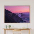 Big Sur Cliffside Dusk Calming Coastal Wall Art — Warm Print for the Beach House, Stretched Canvas Gift for the Coastal Soul — big-sur-cliffside-dusk-canvas-print.jpg