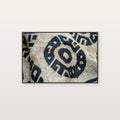 Bogolan Mudcloth Canvas Wall Art | Cream Charcoal Abstract Print, Afrohemian Decor, Stretched Canvas — bogolan-mudcloth-cream-charcoal-canvas-print.jpg
