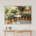 Boho Bistro Terracotta Pots Canvas Wall Art, Soft Dreamy Glow Wall Art, Living Room Wall Art, Ready to Hang — boho-bistro-terracotta-pots-canvas-print.jpg