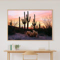 A Dreamy Boho Desert Cacti Warm Gallery Print — Heartfelt Wall Art for the Living Room, Giclée on Canvas — boho-desert-cacti-canvas-print.jpg