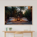 Boho Outdoor Moroccan Lantern Stretched Canvas Print, Cozy Neutral Palette, Perfect for the Bedroom, Birthday Gift for Her — boho-outdoor-moroccan-lantern-canvas-print.jpg