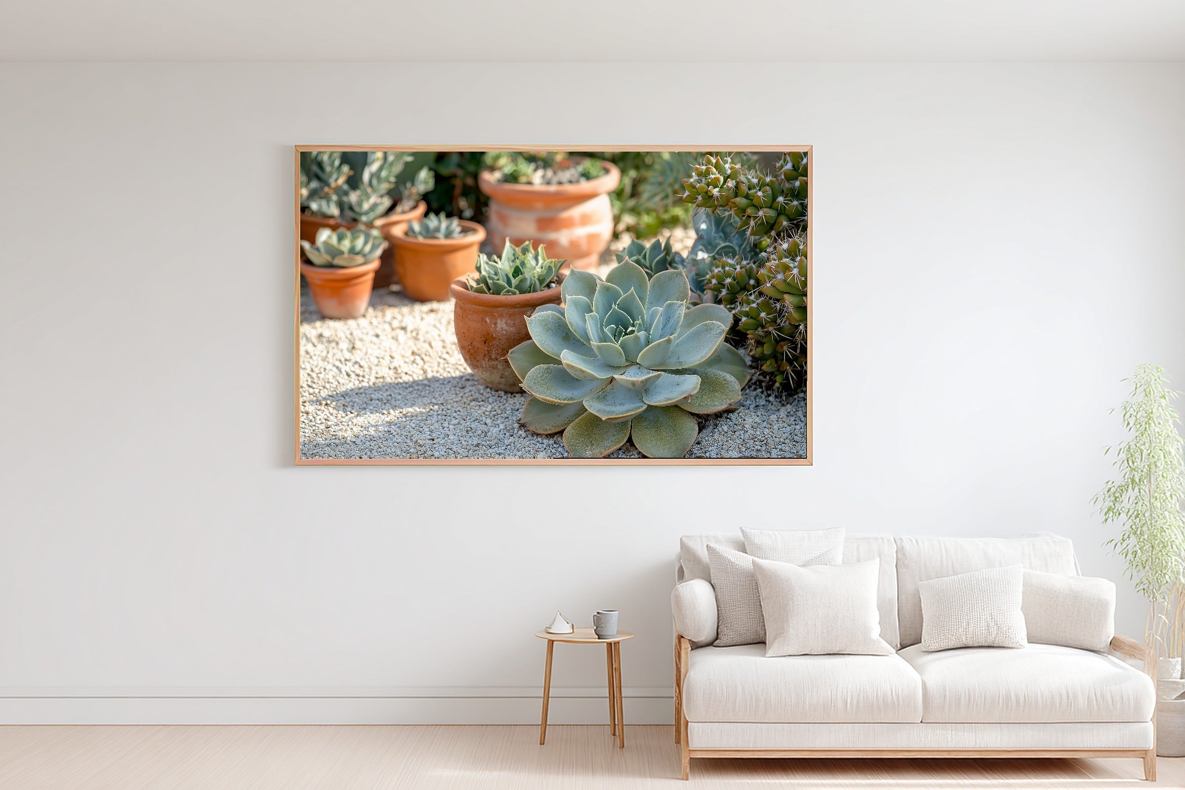 Boho Succulent Garden Sunlight Museum-Quality Canvas, Pressed Botanical Decor, Fresh Botanical Feel Cottage Kitchen Art — boho-succulent-garden-sunlight-bedroom-wall-art.jpg