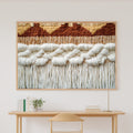 Boho Woven Wall Tapestry Wall Art Canvas, Cozy Studio Decor Home Decor, Living Room Centerpiece, Ready to Hang — boho-woven-wall-tapestry-canvas-print.jpg