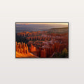Bryce Canyon Canvas Wall Art | Hoodoos Sunrise Print, Utah Desert, Nature Decor, Stretched Canvas — bryce-canyon-hoodoos-canvas-print.jpg