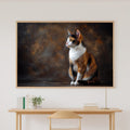 Cat Portrait Calico Print on Stretched Canvas — Soulful Heartfelt Pet for the Living Room, Gift for the Pet Lover in Your Life — cat-portrait-calico-canvas-print.jpg