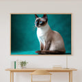 Hand-picked Cat Portrait Siamese Giclée Print — Stunning Tender Oil-Painting for the Living Room, Ready-to-Hang Pet Lover in Your Life Gift — cat-portrait-siamese-canvas-print.jpg