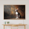 Soulful Painterly Cat Portrait Sphynx Art Print — Timeless Decor for the Living Room, Stretched Canvas the Pet Lover in Your Life Will Love — cat-portrait-sphynx-canvas-print.jpg