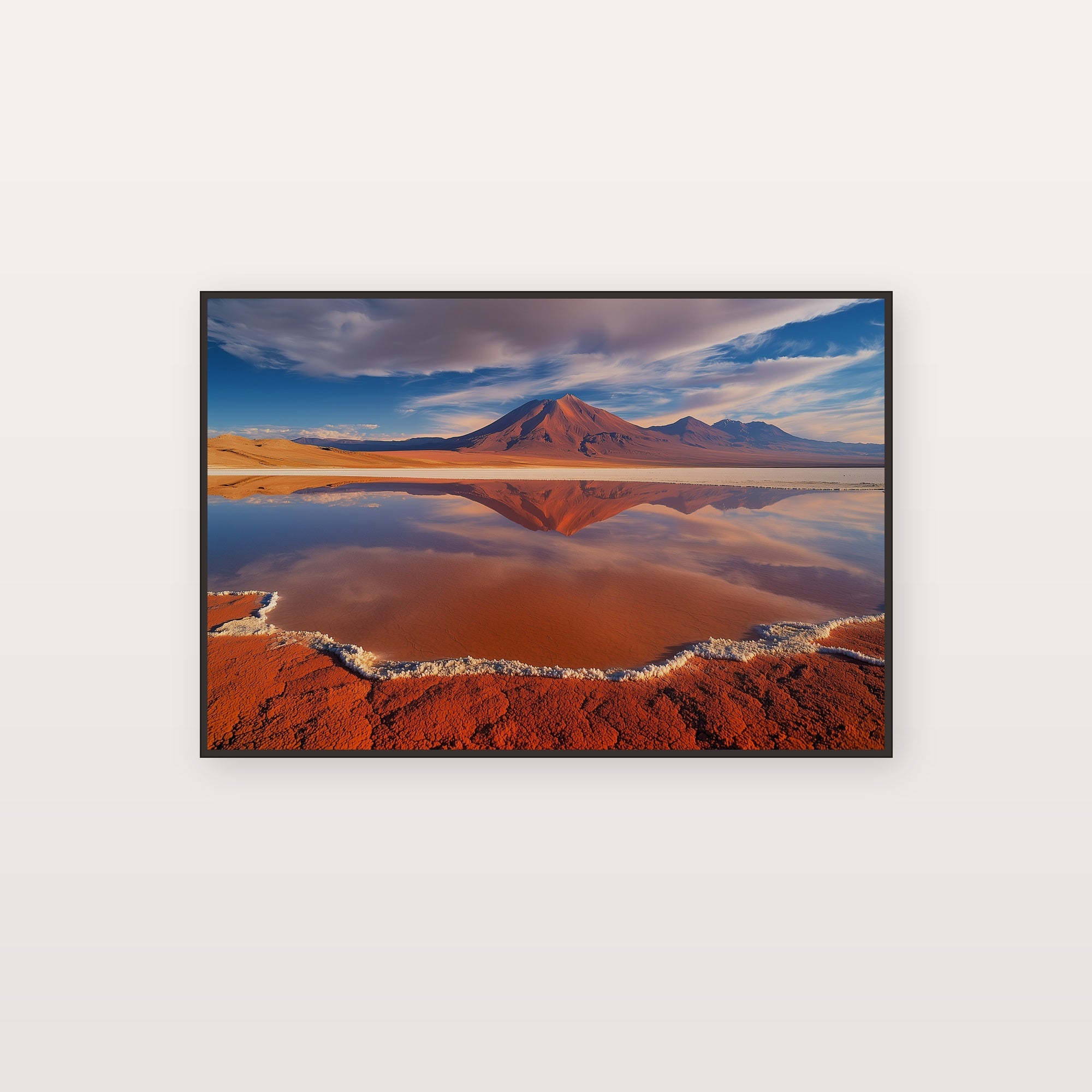 Atacama Desert Canvas Wall Art | Chile Print, Lunar Landscape, Desert Decor, Stretched Canvas — chile-atacama-desert-canvas-print.jpg