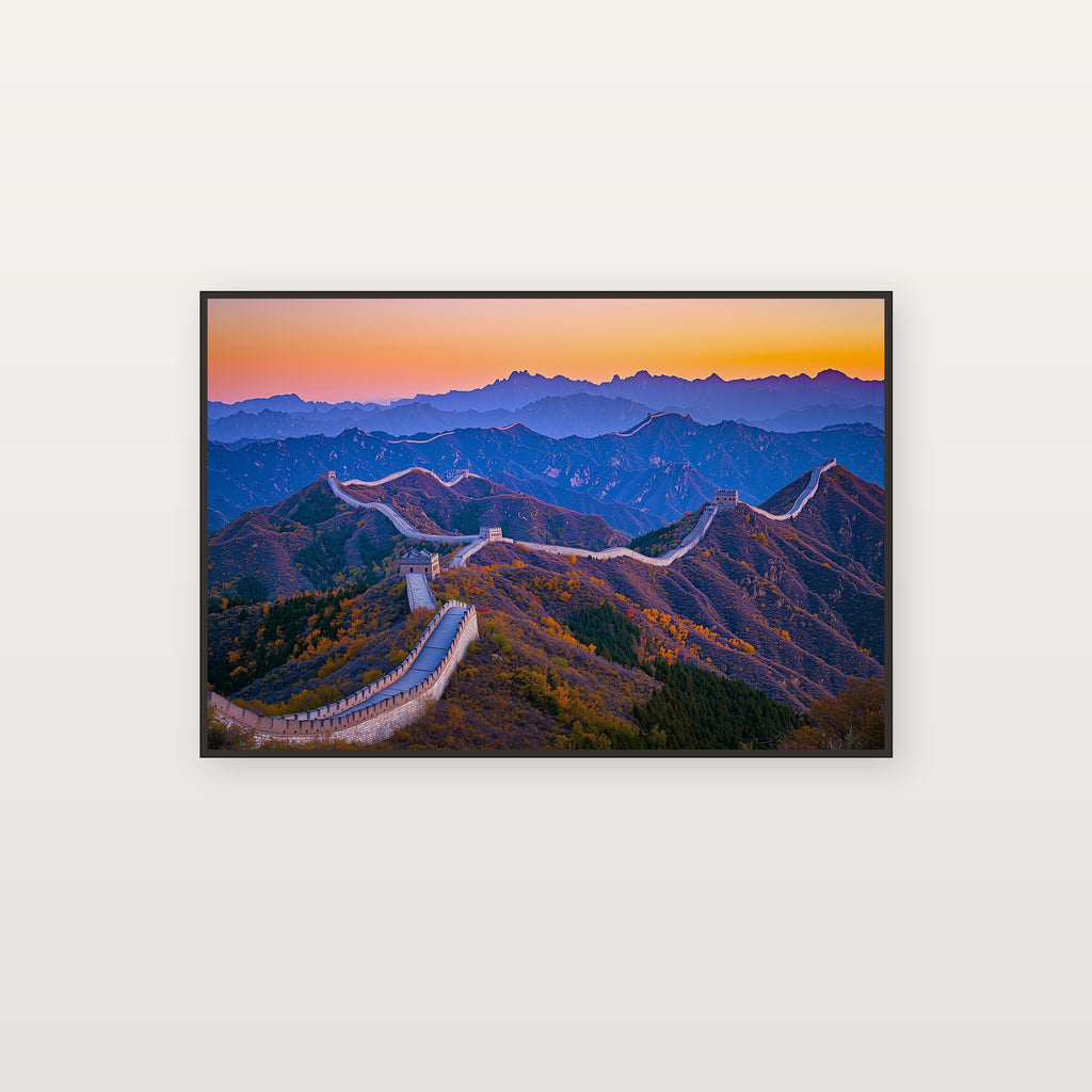 Great Wall Canvas Wall Art | China Mountain Print, Historical Landmark, Asian Decor, Stretched Canvas — china-great-wall-canvas-print.jpg