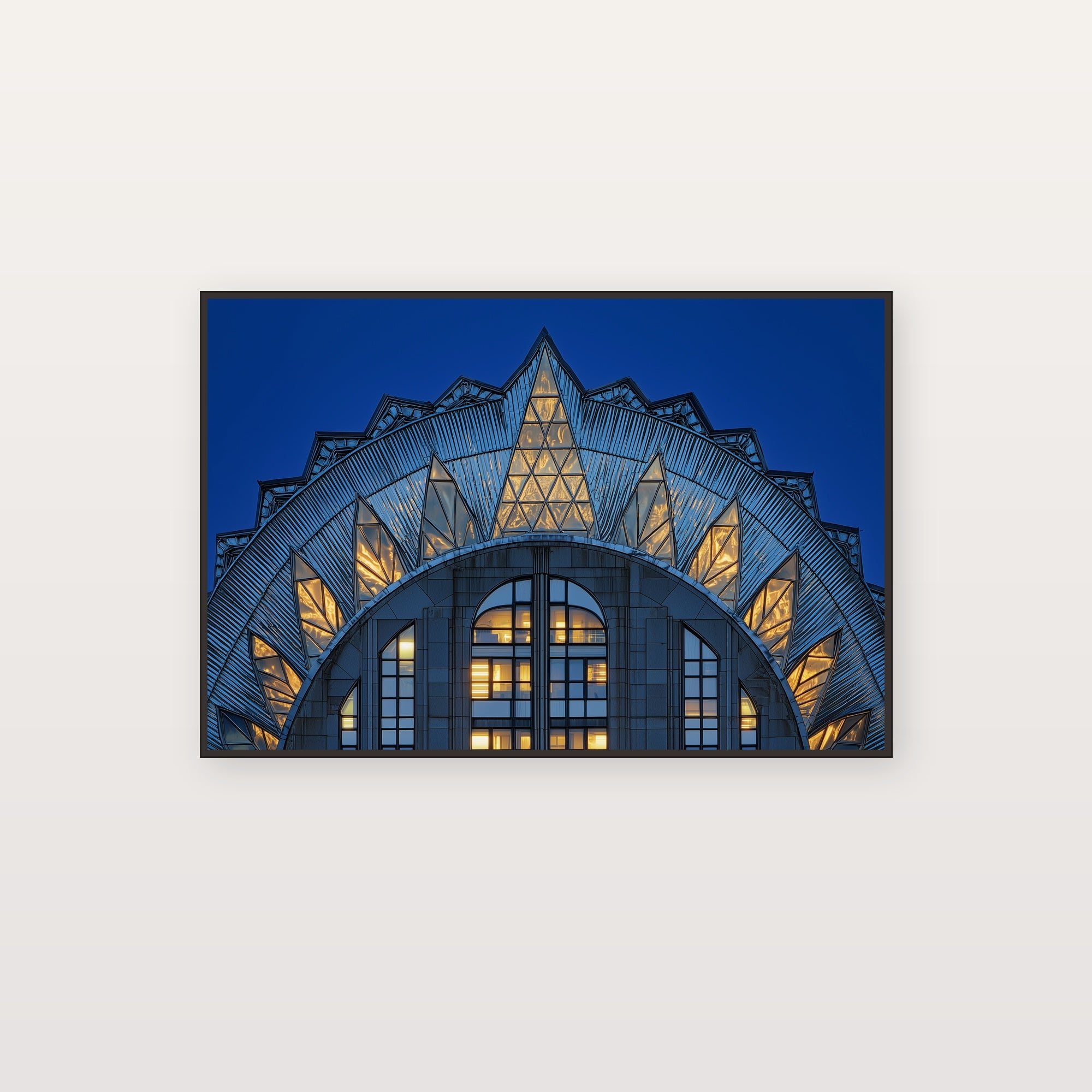 Chrysler Building Canvas Wall Art | Art Deco Detail Print, NYC Architecture Glamour Decor, Stretched Canvas — chrysler-building-detail-canvas-print.jpg