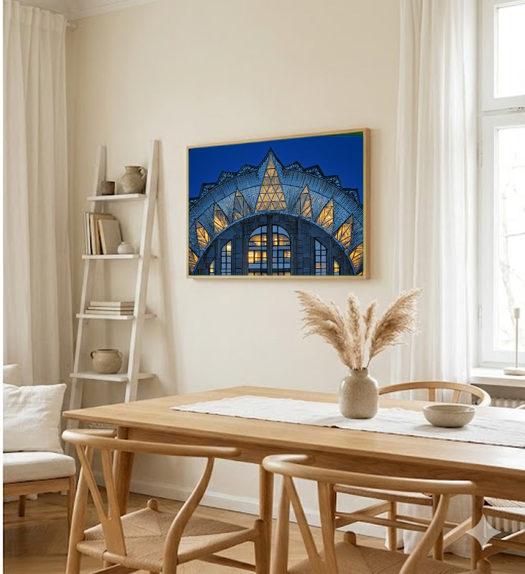 Chrysler Building Canvas Wall Art | Art Deco Detail Print, NYC Architecture Glamour Decor, Stretched Canvas — chrysler-building-detail-dining-room-wall-art.jpg