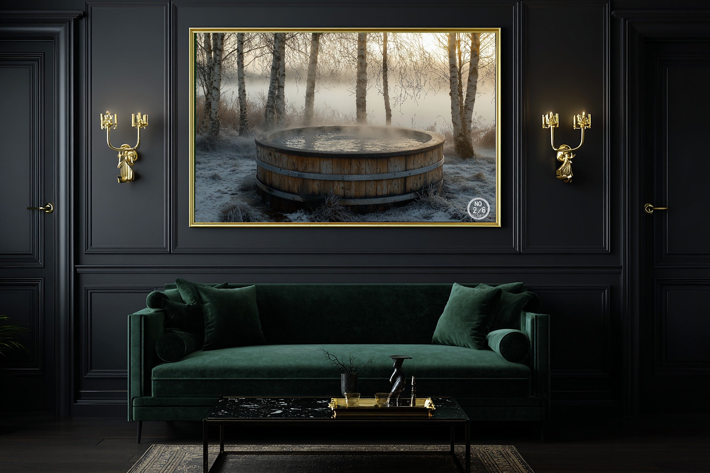 Hand-picked Cold Plunge Ritual Moody Giclée Print — Cozy Dreamy Timeless for the Living Room, Ready-to-Hang Art Lover in Your Life Gift — cold-plunge-ritual-moody-office-wall-art.jpg