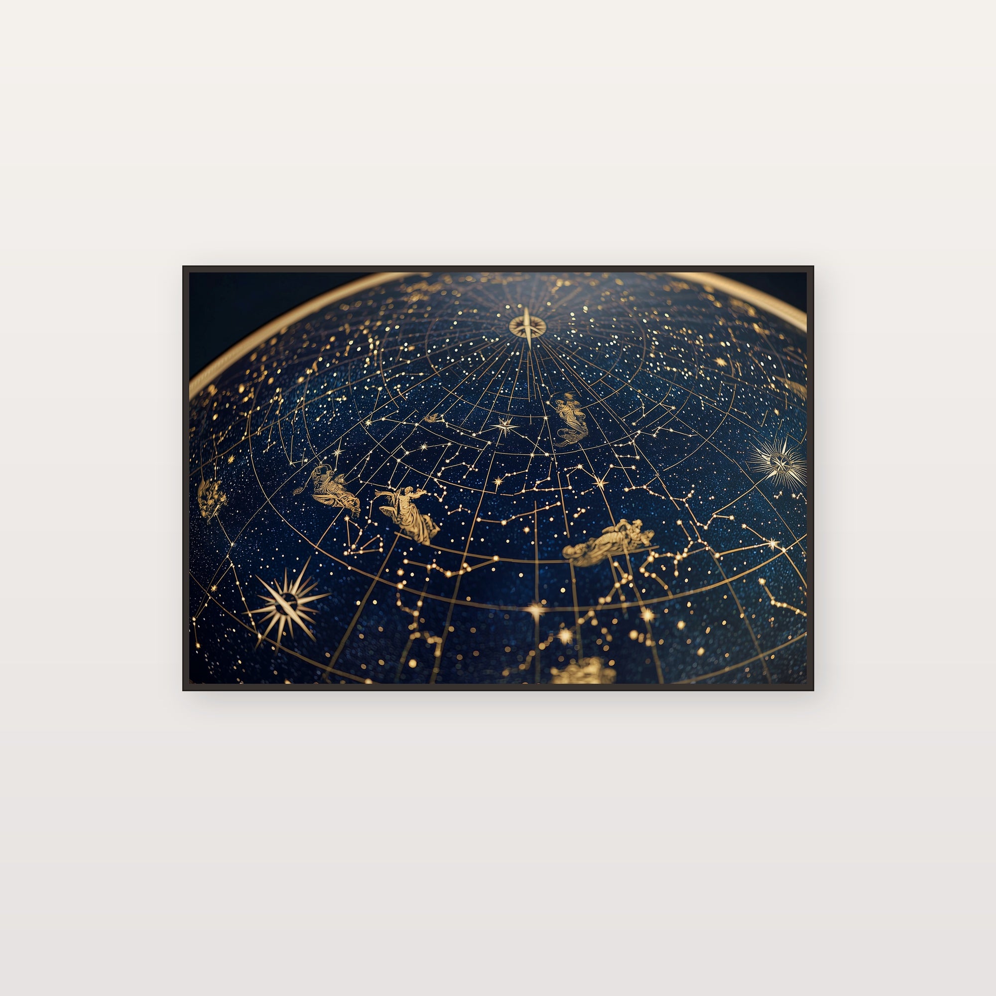 Constellation Canvas Wall Art | Night Sky Dome Print, Celestial Decor, Stretched Canvas — constellation-sky-dome-canvas-print.jpg