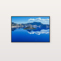 Crater Lake Canvas Wall Art | Oregon Blue Water Print, Volcanic Lake, Nature Decor, Stretched Canvas — crater-lake-oregon-canvas-print.jpg