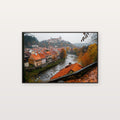 Cesky Krumlov Canvas Wall Art | Czech Republic Medieval Town Print, European Heritage, Stretched Canvas — czech-cesky-krumlov-canvas-print.jpg