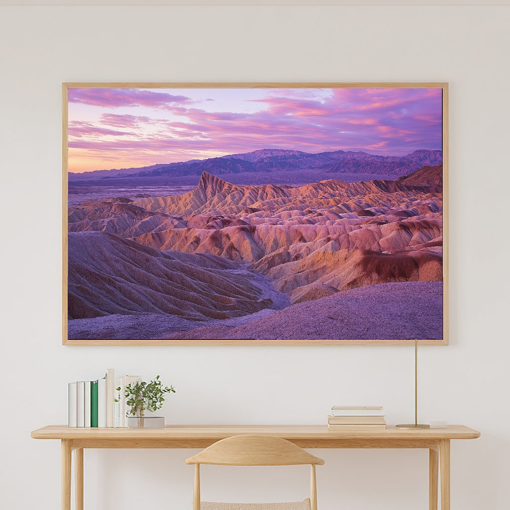 Warm Gallery Death Valley Retro Poster Canvas Wall Art — Cozy Print for the Living Room, A Gift the Art Lover in Your Life Will Adore — death-valley-retro-poster-canvas-print.jpg