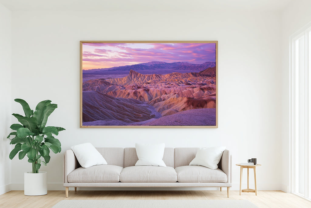Warm Gallery Death Valley Retro Poster Canvas Wall Art — Cozy Print for the Living Room, A Gift the Art Lover in Your Life Will Adore — death-valley-retro-poster-living-room-wall-art.jpg