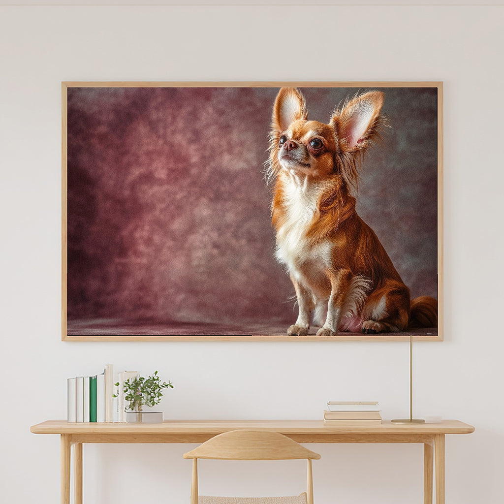 Tender Oil-Painting Dog Portrait Chihuahua Canvas Wall Art — Timeless Print for the Living Room — dog-portrait-chihuahua-canvas-print.jpg