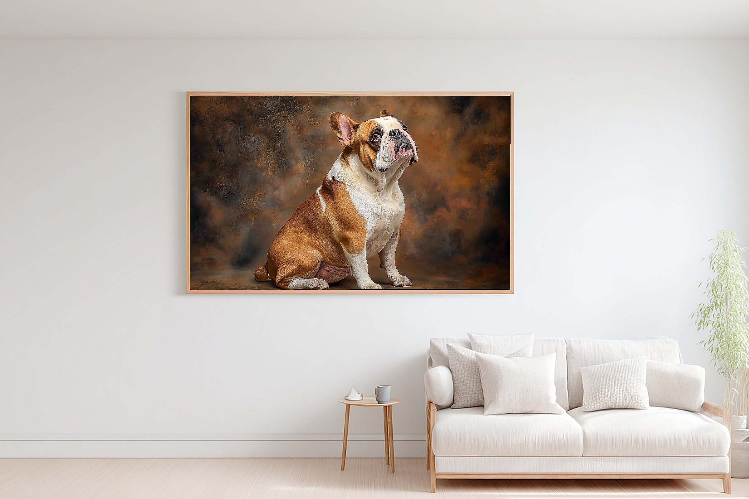 Soulful Painterly Dog Portrait English Bulldog Art Print — Timeless Decor for the Living Room — dog-portrait-english-bulldog-bedroom-wall-art.jpg