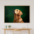Golden Retriever Canvas Wall Art | Painterly Pet Portrait Print, Dog Lover Decor, Stretched Canvas — dog-portrait-golden-retriever-canvas-print.jpg