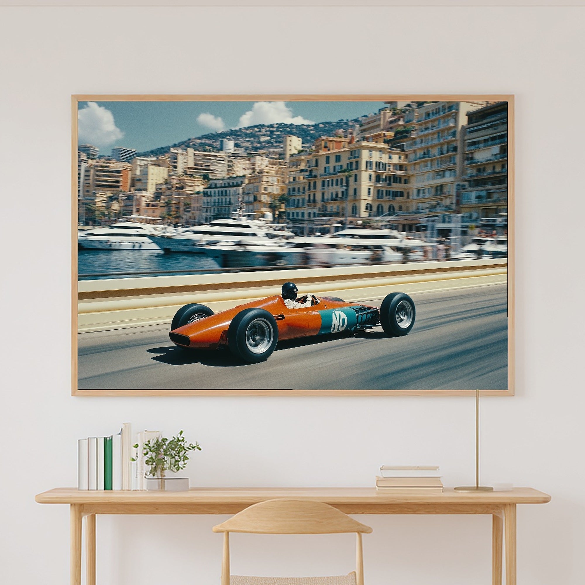 F1 Monaco Grand Prix Retro Cozy Studio Wall Art — Soulful Print for the Living Room, Stretched Canvas Gift for the Art Lover in Your Life — f1-monaco-grand-prix-retro-canvas-print.jpg