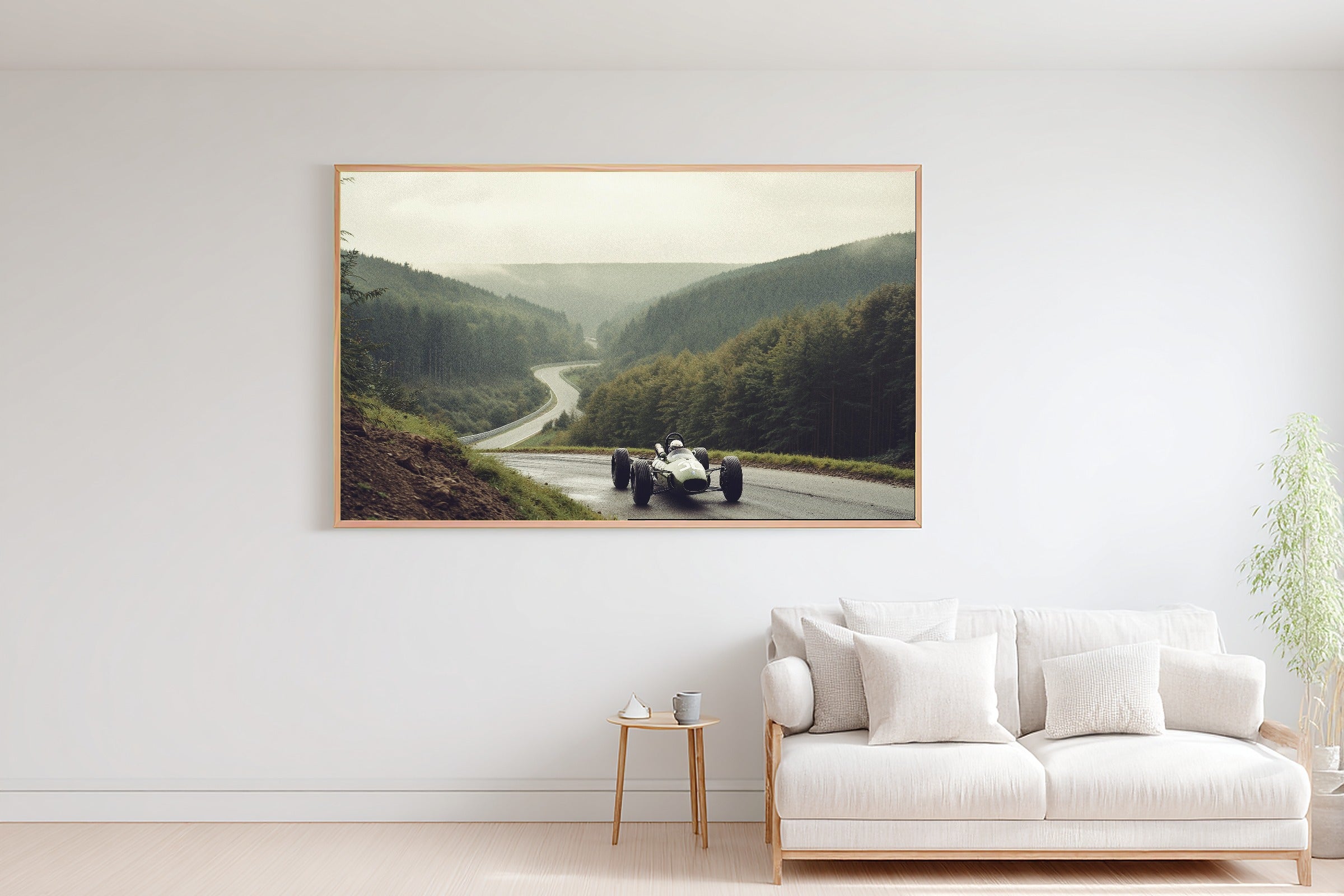 Soft Painterly F1 Spa Francorchamps Retro Canvas Wall Art — Warm Print for the Living Room, A Gift the Art Lover in Your Life Will Adore — f1-spa-francorchamps-retro-bedroom-wall-art.jpg