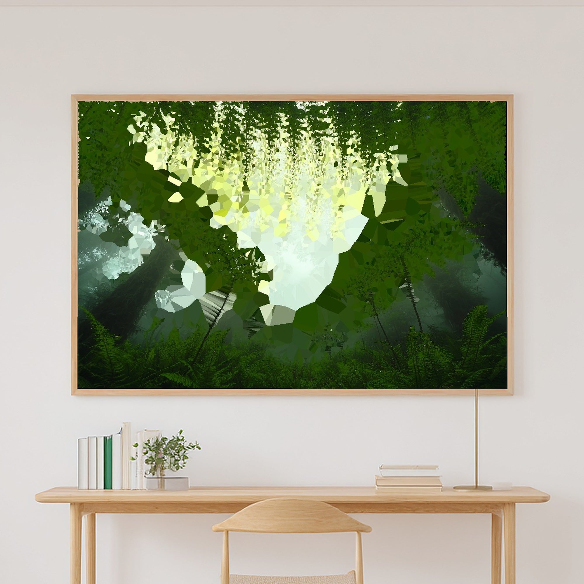 Hand-picked Fern Botanical Arch Giclée Print — Warm Glowing Midnight for the Bedroom, Ready-to-Hang Aurora Chaser Next Door Gift — fern-botanical-arch-canvas-print.jpg