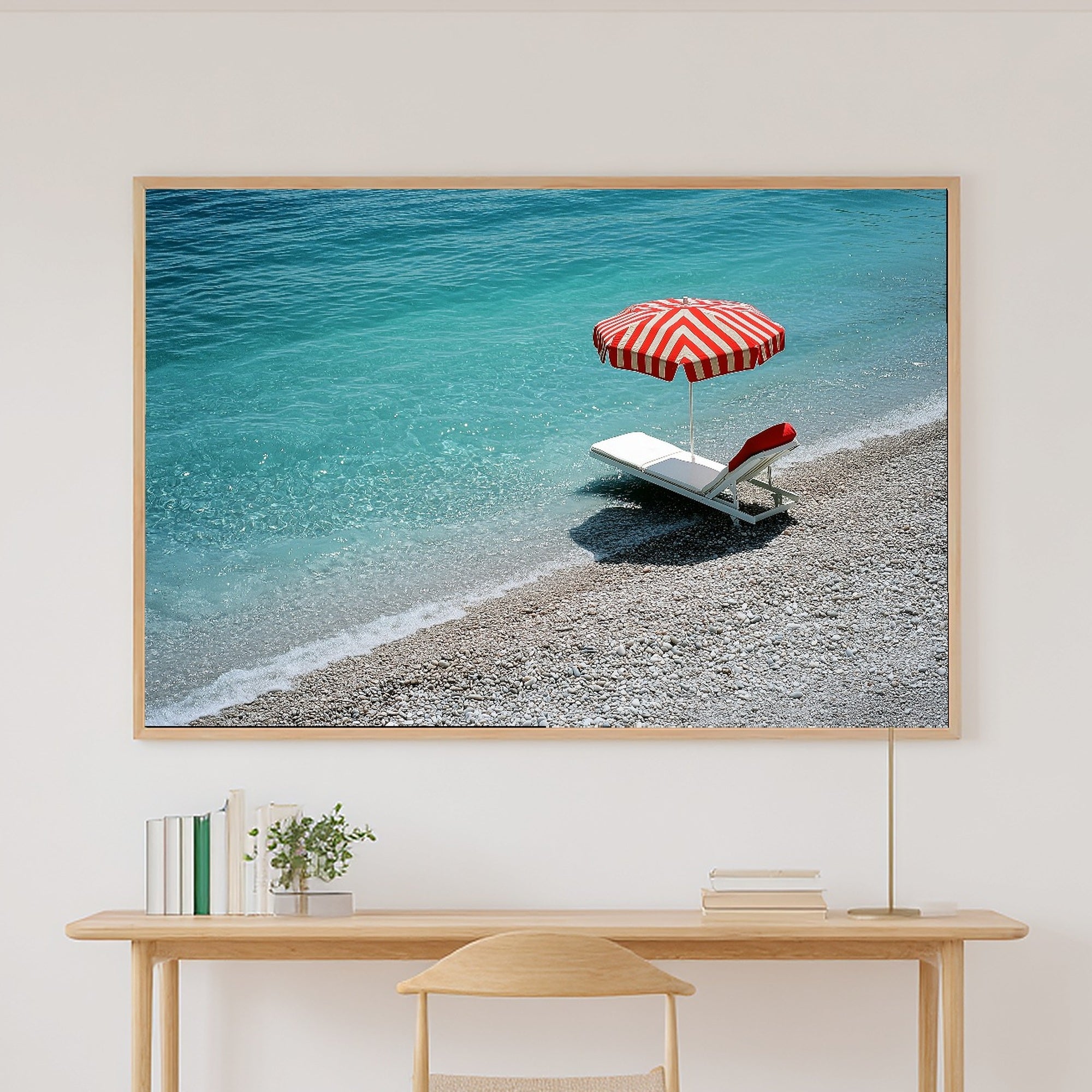 Sunlit Palm French Riviera Chair Canvas Wall Art — Warm Print for the Sunroom, A Gift the Island-Loving Friend Will Adore — french-riviera-chair-canvas-print.jpg