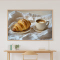 Fresh Croissant Cream Saucer Fine Art Canvas, Soft Painterly Print, Warm Soulful Tones Artwork, Meaningful Gift for Art Lovers — fresh-croissant-cream-saucer-canvas-print.jpg