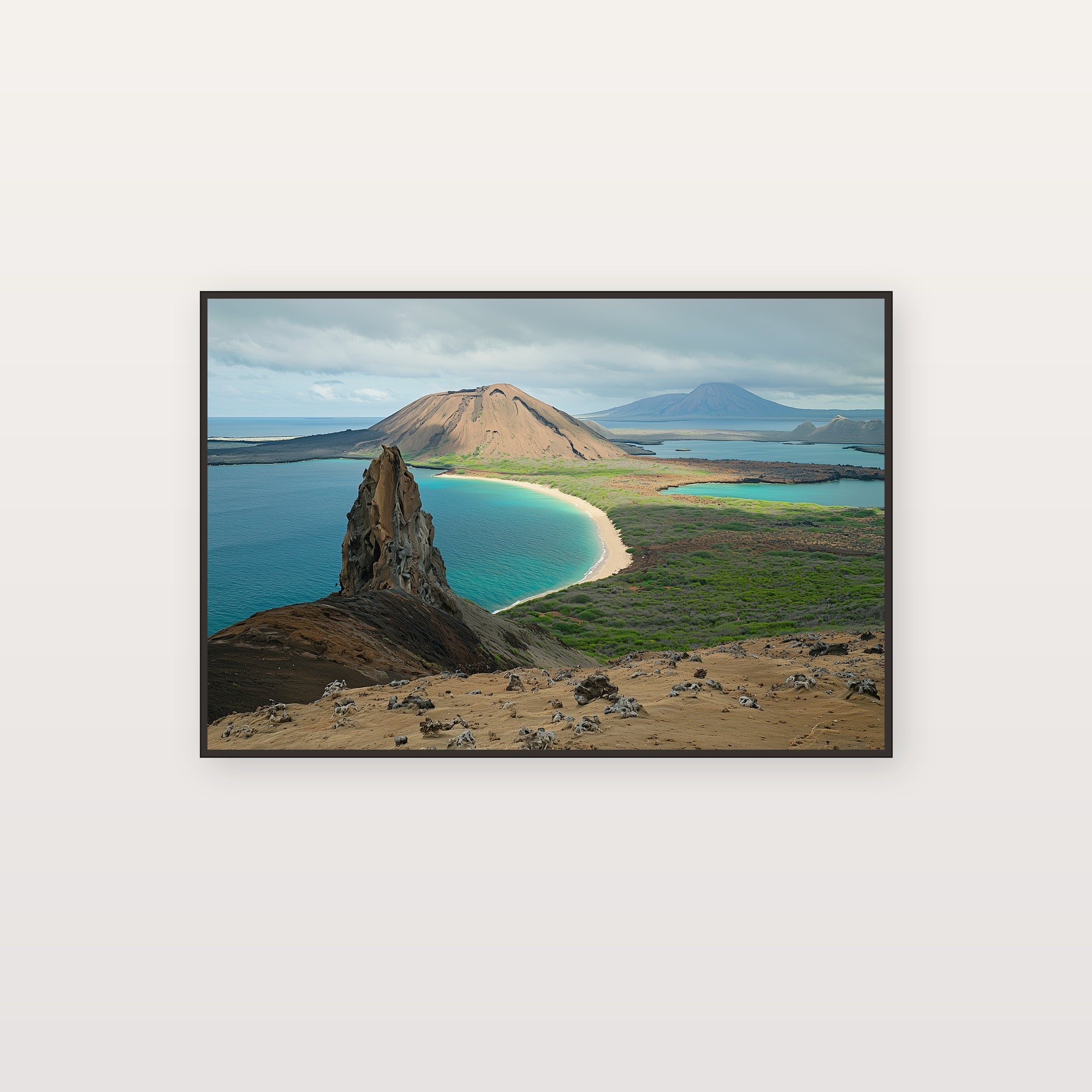 Galapagos Islands Canvas Wall Art | Ecuador Wildlife Print, Tropical Nature, Coastal Decor, Stretched Canvas — galapagos-islands-canvas-print.jpg