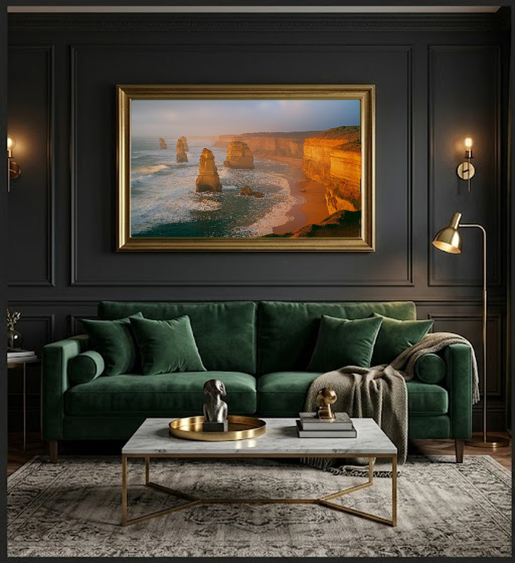 Great Ocean Road Canvas Wall Art | Twelve Apostles Australia Print, Coastal Decor, Stretched Canvas — great-ocean-road-office-wall-art.jpg