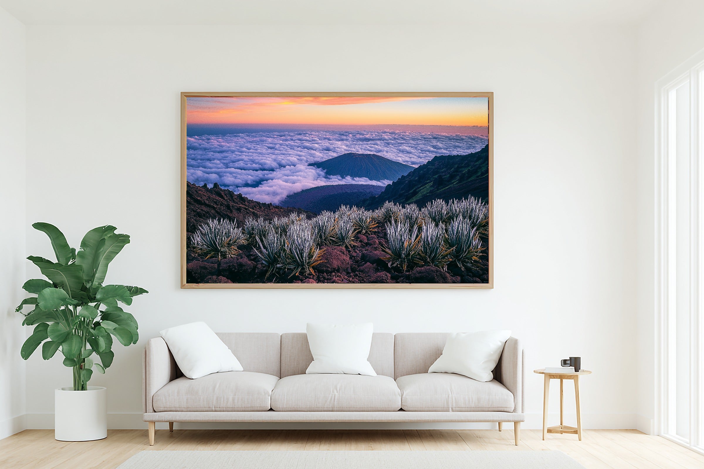 Hand-picked Haleakala Retro Poster Giclée Print — Moody Dreamy Timeless for the Living Room, Ready-to-Hang Art Lover in Your Life Gift — haleakala-retro-poster-living-room-wall-art.jpg
