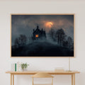 Hand-picked Halloween Haunted Manor Fog Giclée Print — Heartfelt Dreamy Seaside for the Beach House, Ready-to-Hang Coastal Soul Gift — halloween-haunted-manor-fog-canvas-print.jpg