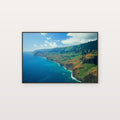 Na Pali Coast Canvas Wall Art | Hawaii Kauai Print, Dramatic Cliffs Tropical Decor, Stretched Canvas — hawaii-na-pali-coast-canvas-print.jpg