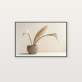 Ikebana Canvas Wall Art | Minimalist Neutral Print, Japandi Decor, Stretched Canvas — ikebana-arrangement-neutral-canvas-print.jpg